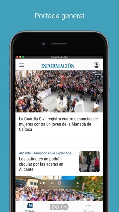Emulate iPhone app Información using MyAndroid Emulate iPhone app Información using MyAndroid