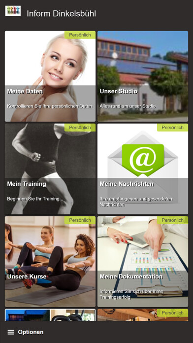 Emulate iPhone app Inform Dinkelsbühl using MyAndroid