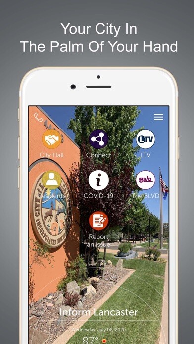 Emulate iPhone app Inform Lancaster using MyAndroid Emulate iPhone app Inform Lancaster using MyAndroid