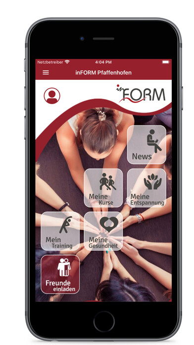 Emulate iPhone app inFORM Pfaffenhofen using MyAndroid