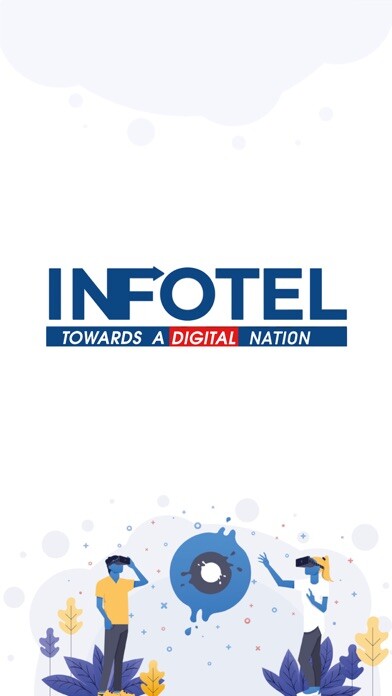Emulate iPhone app Infotel 2019 - ICT Exhibition using MyAndroid
