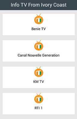 Emulate Android APK Info TV From Ivory Coast Emulate Android APK Info TV From Ivory Coast