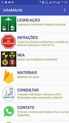 Run android online APK InfraMAmb from MyAndroid or emulate InfraMAmb using MyAndroid