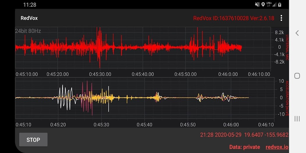 Emulate iPhone app Infrasound Recorder using MyAndroid Emulate iPhone app Infrasound Recorder using MyAndroid