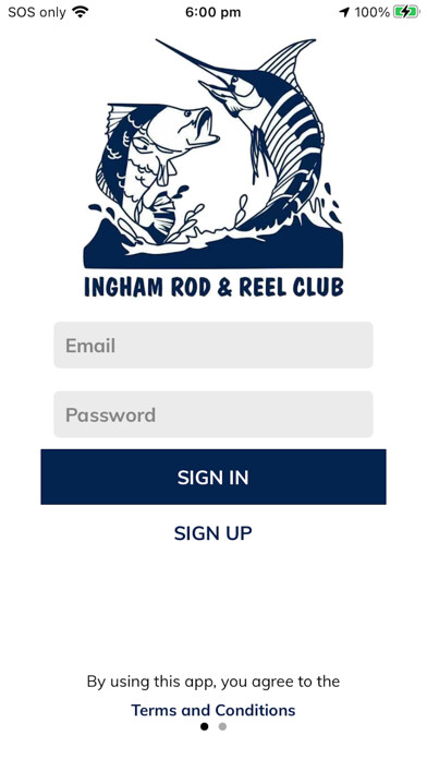 Emulate iPhone app Ingham Rod and Reel Club using MyAndroid