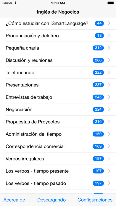Emulate iPhone app Inglés de Negocios using MyAndroid Emulate iPhone app Inglés de Negocios using MyAndroid