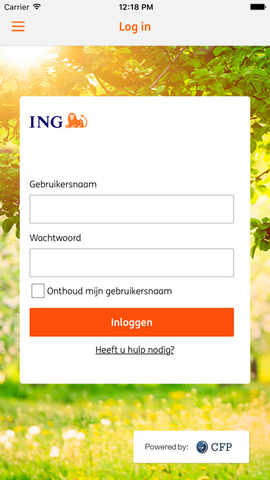 Emulate iPhone app ING REF Duurzaam using MyAndroid Emulate iPhone app ING REF Duurzaam using MyAndroid