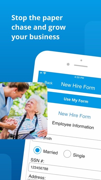 Emulate iPhone app In Home Care Providers App using MyAndroid