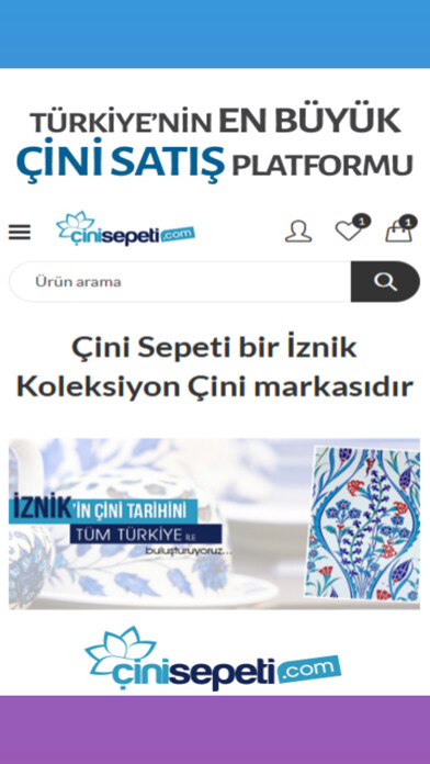 Emulate iPhone app Çini Sepeti - Çini Satın Al using MyAndroid Emulate iPhone app Çini Sepeti - Çini Satın Al using MyAndroid
