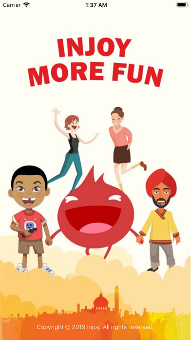 Emulate iPhone app Injoy Fun using MyAndroid