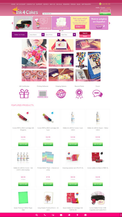 Emulate iPhone app Ink 4 Cakes using MyAndroid