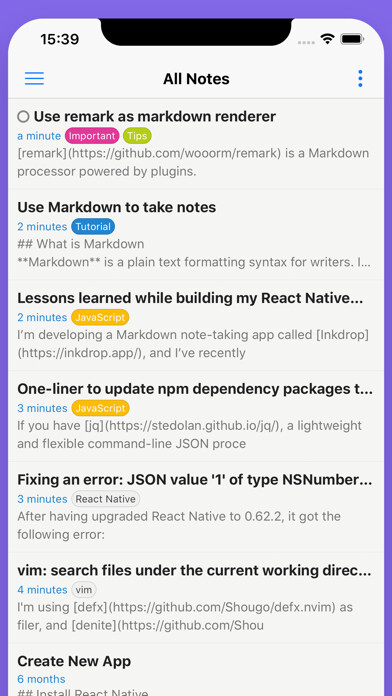 Emulate iPhone app Inkdrop - Robust Markdown App using MyAndroid Emulate iPhone app Inkdrop - Robust Markdown App using MyAndroid