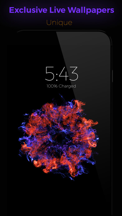 Emulate iPhone app Ink Lite - Live Wallpapers using MyAndroid