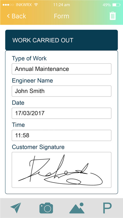 Emulate iPhone app INKWRX Mobile Forms using MyAndroid Emulate iPhone app INKWRX Mobile Forms using MyAndroid