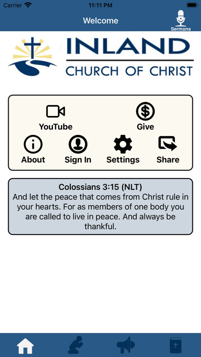 Emulate iPhone app Inland Church of Christ using MyAndroid Emulate iPhone app Inland Church of Christ using MyAndroid