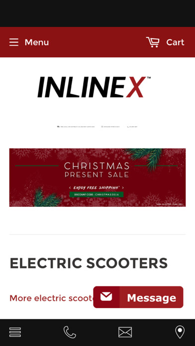 Emulate iPhone app Inlinex Shop using MyAndroid