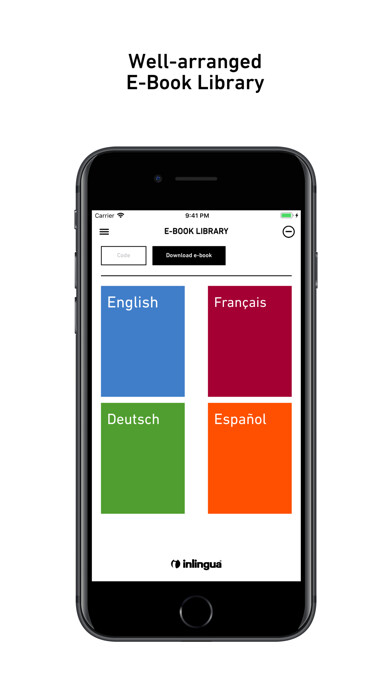 Emulate iPhone app inlingua flex-e-book using MyAndroid