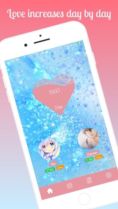 Emulate iPhone app InLove Diary using MyAndroid