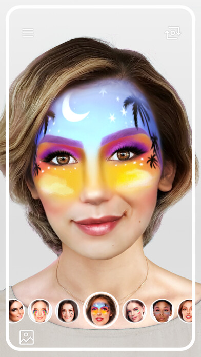 Emulate iPhone app INNER - Glow & Magic Makeup using MyAndroid