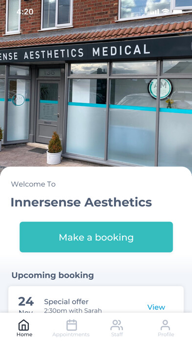 Emulate iPhone app Innersense Aesthetics using MyAndroid