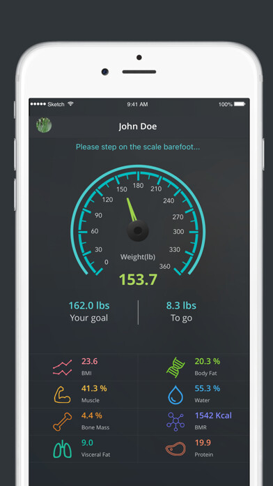 Emulate iPhone app Innotech Scale using MyAndroid