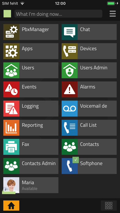 Emulate iPhone app innovaphone myApps using MyAndroid
