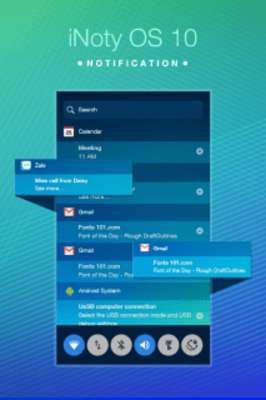 Emulate Android APK iNoty  : iNotify OS 10
