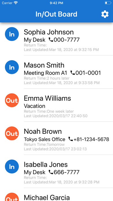 Emulate iPhone app In/Out Board using MyAndroid Emulate iPhone app In/Out Board using MyAndroid