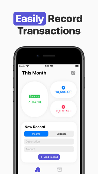 Emulate iPhone app In Out - Track Money using MyAndroid Emulate iPhone app In Out - Track Money using MyAndroid