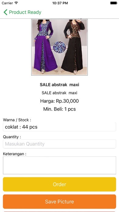 Emulate iPhone app InParis Tanah Abang using MyAndroid
