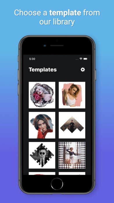 Emulate iPhone app InPost Mask Editor using MyAndroid