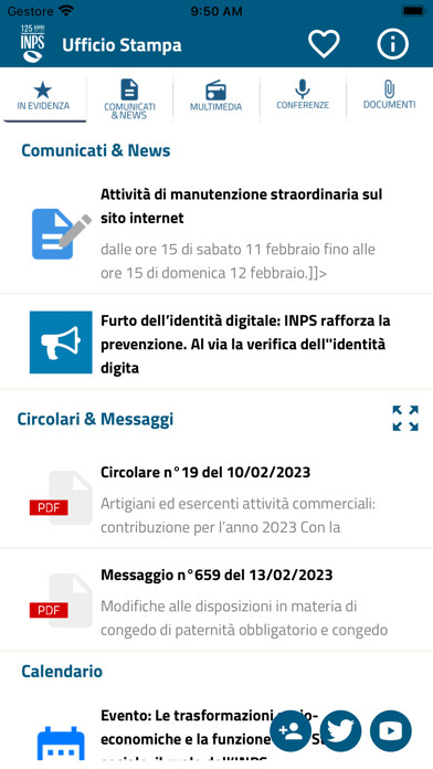 Emulate iPhone app INPS Ufficio Stampa using MyAndroid Emulate iPhone app INPS Ufficio Stampa using MyAndroid