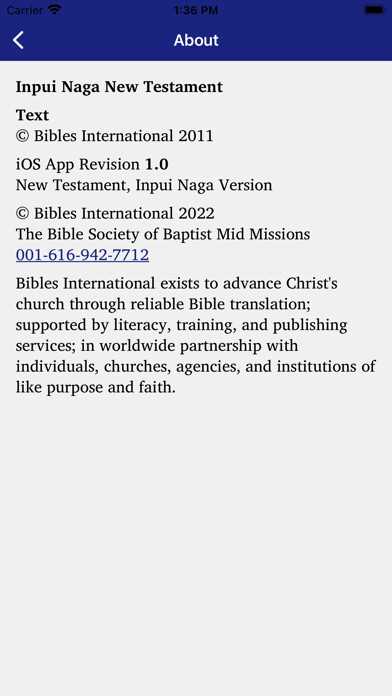 Emulate iPhone app Inpui Naga New Testament using MyAndroid