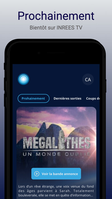 Emulate iPhone app INREES TV using MyAndroid