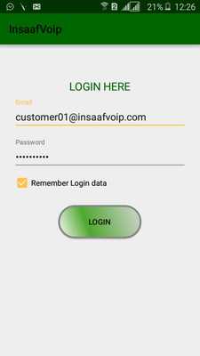 Emulate Android APK Insaaf Voip Emulate Android APK Insaaf Voip