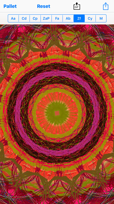 Emulate iPhone app Insanimate stunning abstract art pattern mandala using MyAndroid Emulate iPhone app Insanimate stunning abstract art pattern mandala using MyAndroid