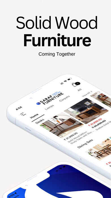 Emulate iPhone app INSARAF - Saraf Furniture using MyAndroid Emulate iPhone app INSARAF - Saraf Furniture using MyAndroid