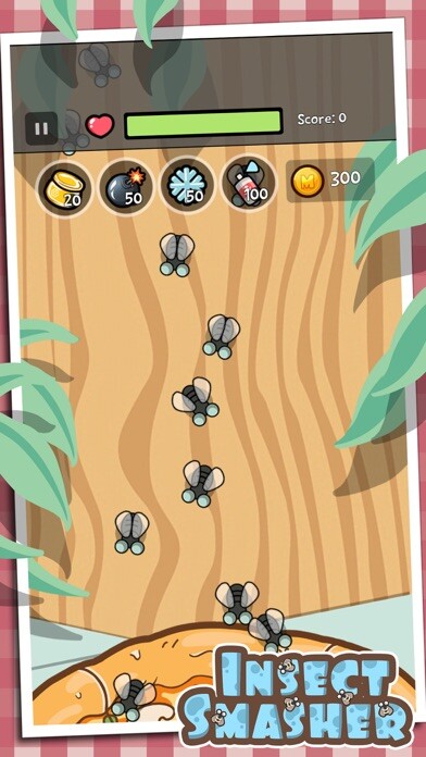 Emulate iPhone app Insect Smasher using MyAndroid