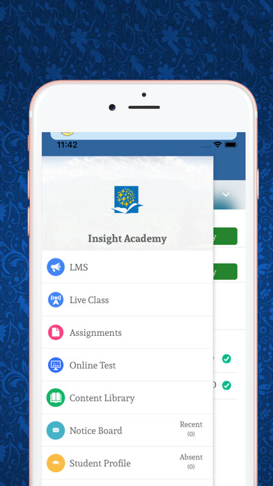 Emulate iPhone app INSIGHT ACADEMY PARENT APP using MyAndroid