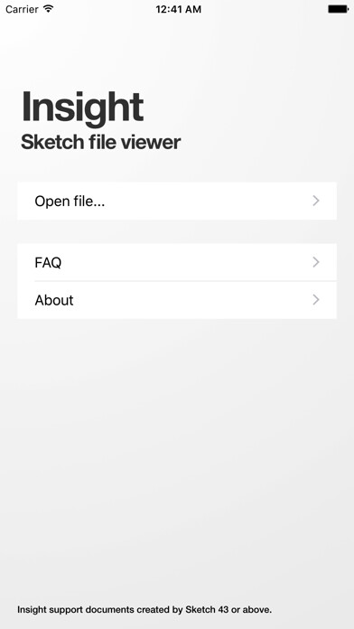 Emulate iPhone app Insight - Sketch file viewer using MyAndroid Emulate iPhone app Insight - Sketch file viewer using MyAndroid