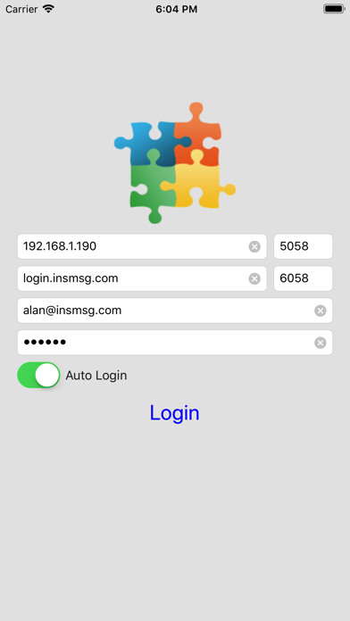 Emulate iPhone app InsMsg using MyAndroid