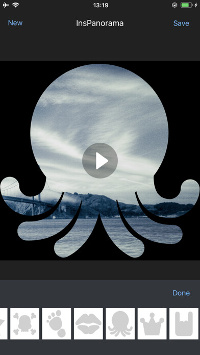 Emulate iPhone app InsPanorama using MyAndroid