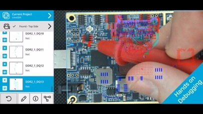 Emulate iPhone app inspectAR PCB Tools using MyAndroid