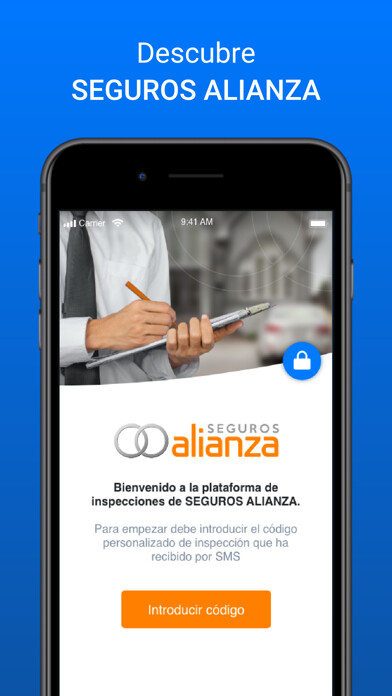 Emulate iPhone app Inspector de Seguros Alianza using MyAndroid