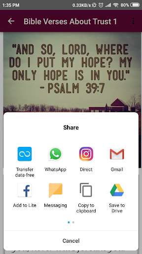 Run android online APK Inspirational Bible Quotes By Topics from MyAndroid or emulate Inspirational Bible Quotes By Topics using MyAndroid