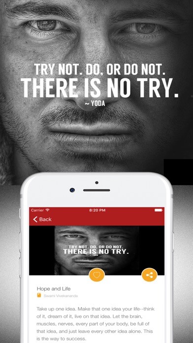 Emulate iPhone app Inspirational & Motivational Quotes For Motivation using MyAndroid Emulate iPhone app Inspirational & Motivational Quotes For Motivation using MyAndroid