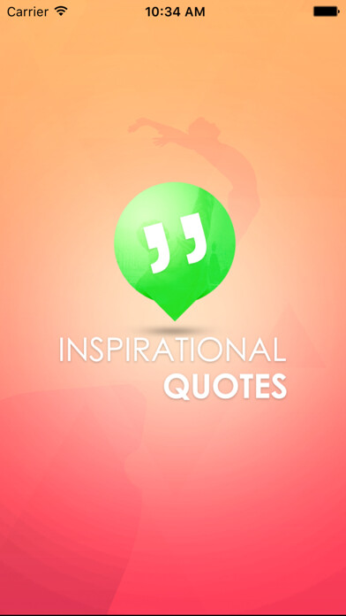 Emulate iPhone app Inspirational & Motivational Quotes - InstaQuote using MyAndroid