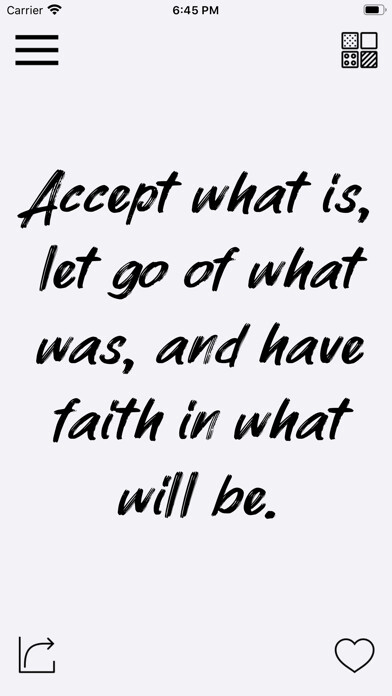 Emulate iPhone app inspirational quotes Life love using MyAndroid