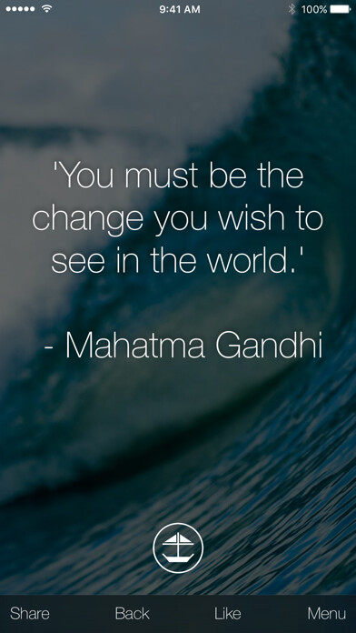 Emulate iPhone app Inspire - Daily Motivational Quotes using MyAndroid Emulate iPhone app Inspire - Daily Motivational Quotes using MyAndroid