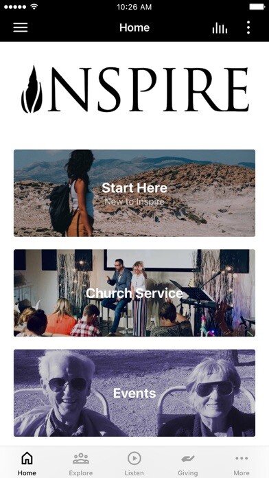 Emulate iPhone app Inspire the Church using MyAndroid Emulate iPhone app Inspire the Church using MyAndroid